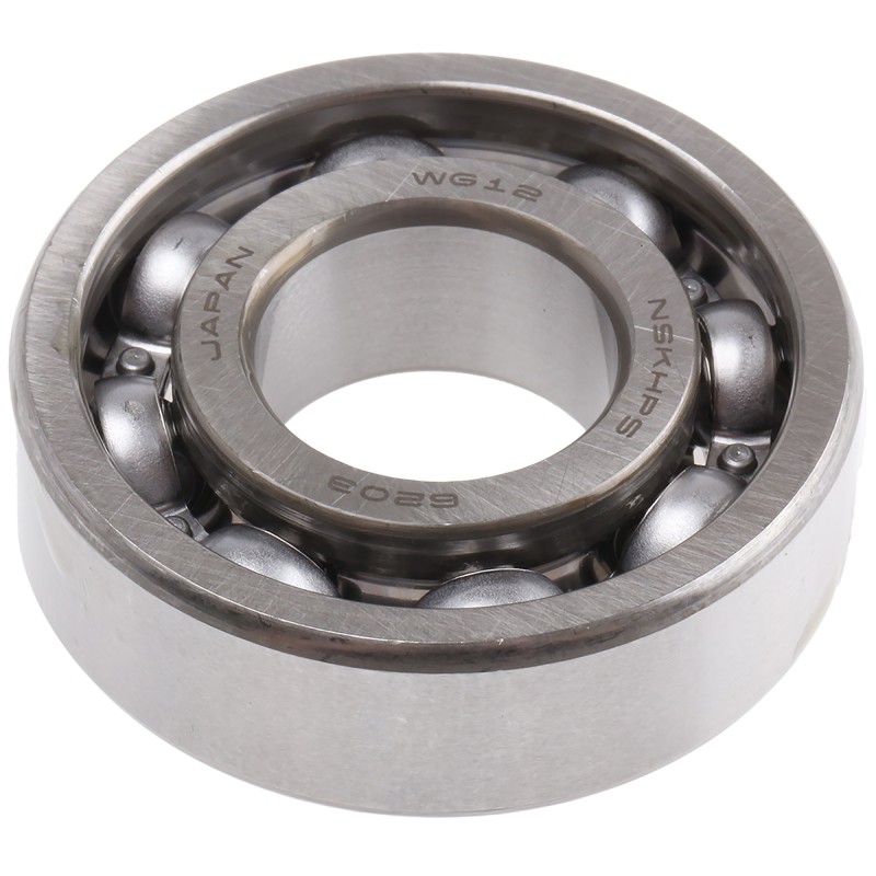 1 pcs - NSK 6203 Single Row Deep Groove Ball Bearing- Open Type 17mm I.D, 40mm O.D