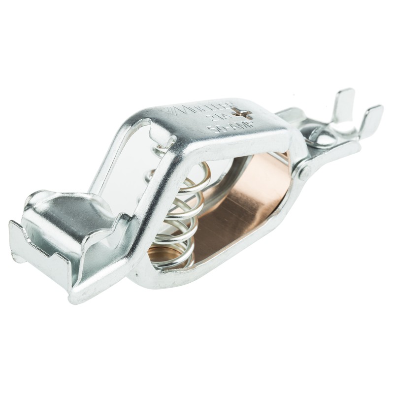 1 pcs - Mueller Electric Crocodile Clip, Zinc-Plated Steel Contact, 50A