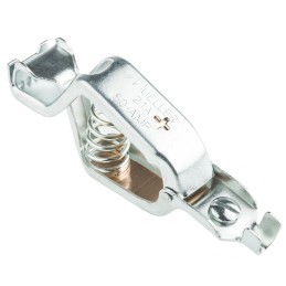 1 pcs - Mueller Electric Crocodile Clip, Zinc-Plated Steel Contact, 50A