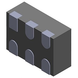 20 pcs - STMicroelectronics USBULC6-2M6, Dual-Element Uni-Directional ESD Protection Array, 6-Pin μQFN