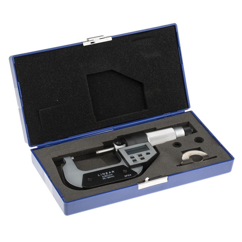 1 pcs - RS PRO External Micrometer, Range 25 mm -50 mm