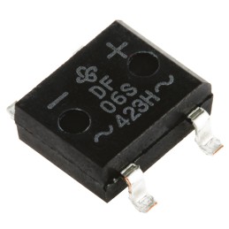 20 pcs - Vishay Bridge Rectifier, 1A, 600V, 4-Pin