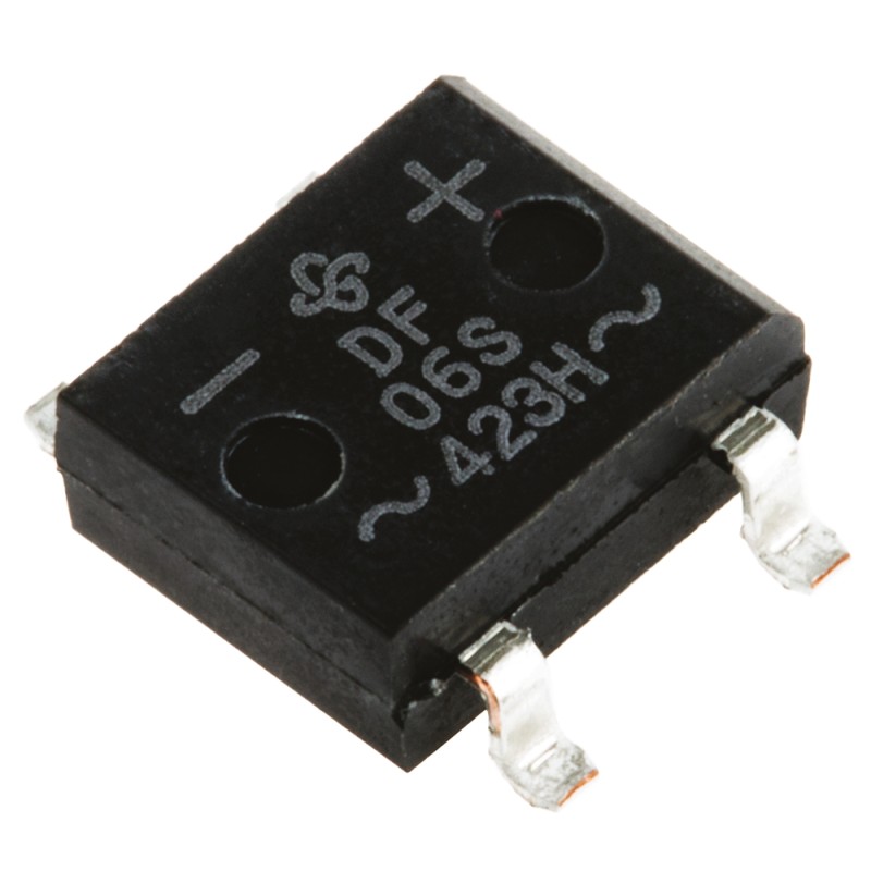 20 pcs - Vishay Bridge Rectifier, 1A, 600V, 4-Pin