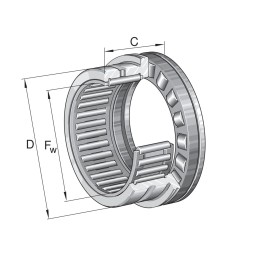 1 pcs - INA NKXR50-Z-XL 50mm I.D Needle Roller Bearing, 62mm O.D