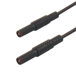 1 pcs - Hirschmann Test & Measurement, 16A, 1000V ac/dc, Black, 2m Lead Length