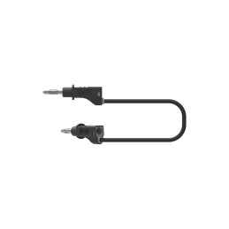 1 pcs - Electro PJP Test lead, 36A, 30 - 60V, Black, 50cm Lead Length