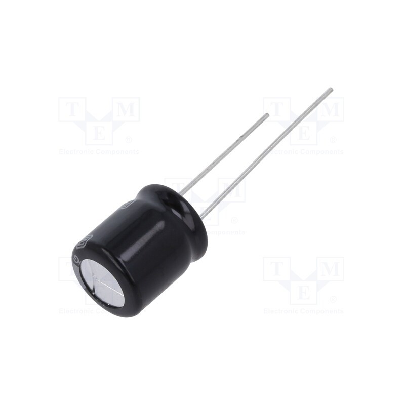 10 pcs x PANASONIC - ECA1HHG221 - Capacitor: electrolytic, THT, 220uF, 50VDC, Ø10x12.5mm, Pitch: 5mm