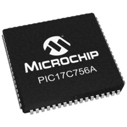 19 pcs - Microchip PIC17C756A-33I/L, 8bit PIC Microcontroller, PIC17, 33MHz, 16K EPROM, 68-Pin PLCC