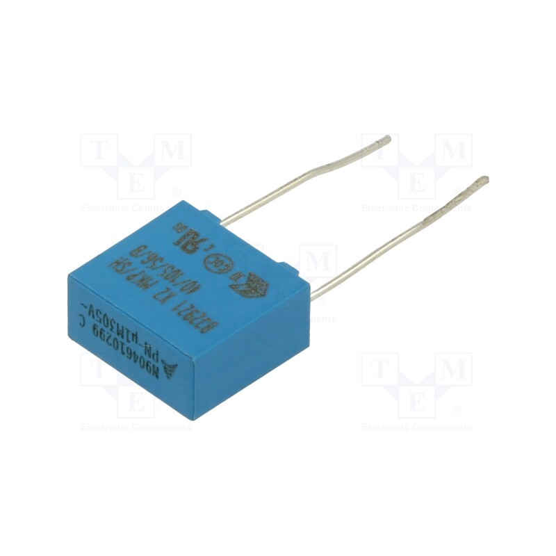 1 pcs x EPCOS - B32921C3104M289 - Capacitor: polypropylene, 100nF, 13x12x6mm, THT, ±20%, 10mm, 305VAC