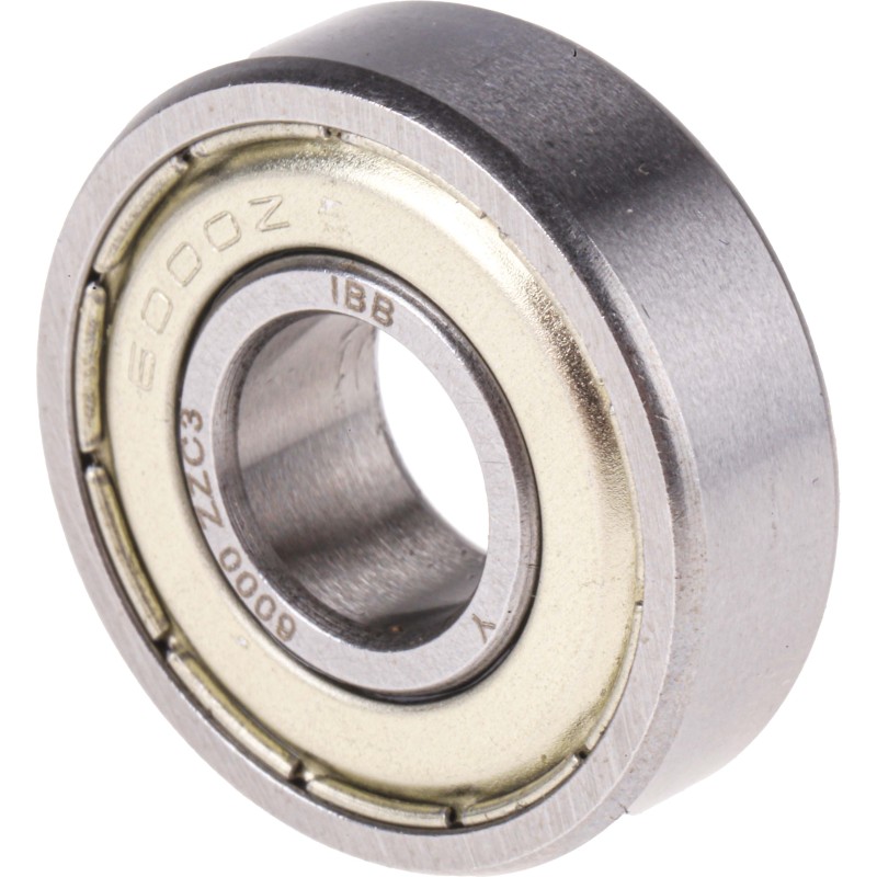 1 pcs - RS PRO 6000-2Z/C3 Single Row Deep Groove Ball Bearing- Both Sides Shielded 10mm I.D, 26mm O.D