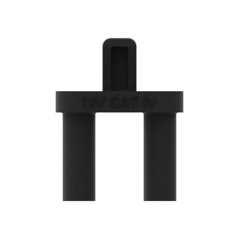 1 pcs - Electro PJP Black Male Banana Plug, Plug In Termination, 36A, 1kV