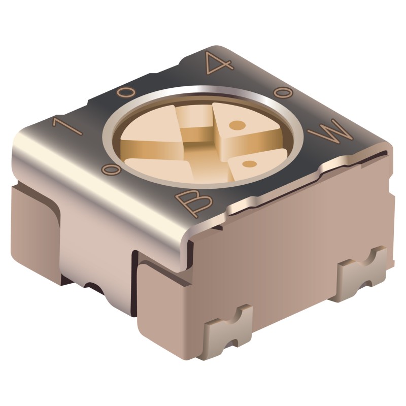 1000 pcs - SMD Trimmer Potentiometer 0.25W Top Adjust Bourns, PVG3A