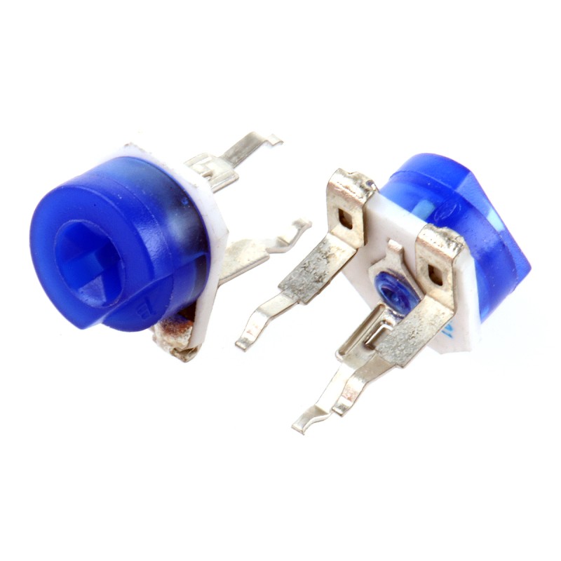 50 pcs - 500Ω, Through Hole Trimmer Potentiometer 0.2W Top Adjust Bourns, 3306
