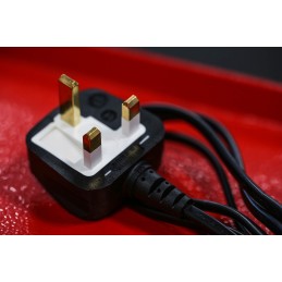 1 pcs - RS PRO IEC C7 Socket to Type G UK Plug Power Cord, 1.5m