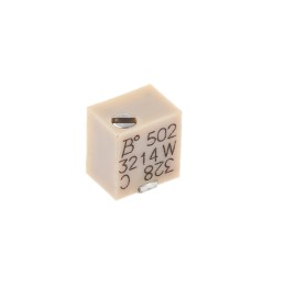 250 pcs - 5kΩ, SMD Trimmer Potentiometer 0.25W Top Adjust Bourns, 3214