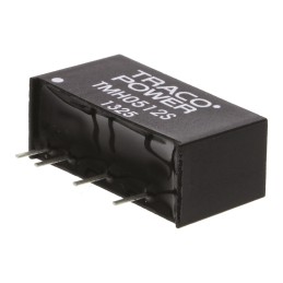 1 pcs - TRACOPOWER TMH DC-DC Converter, 12V dc/ 165mA Output, 4.5 - 5.5 V dc Input, 2W, Through Hole, +85°C Max Temp