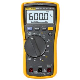 1 pcs - Fluke 117 Handheld Digital Multimeter, True RMS, 10A ac Max, 10A dc Max, 600V ac Max - RS Calibrated