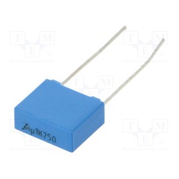 1 pcs x EPCOS - B32520C3104K289 - Capacitor: polyester, 0.1uF, 160VAC, 250VDC, 7.5mm, ±10%, -55÷125°C
