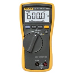 1 pcs - Fluke 113 Handheld Digital Multimeter, True RMS, 600V ac Max