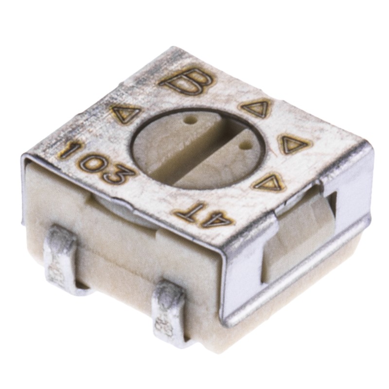 500 pcs - 10kΩ, SMD Trimmer Potentiometer 0.25W Top Adjust Bourns, 3314