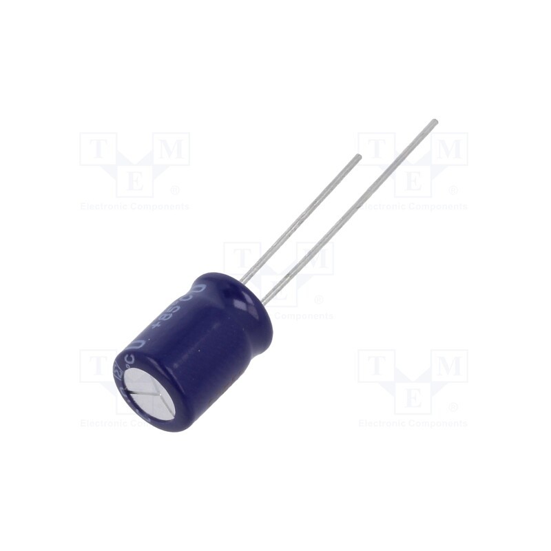 10 pcs x PANASONIC - ECEA1EN101U - Capacitor: electrolytic, bipolar, THT, 100uF, 25VDC, Ø8x11.5mm