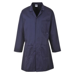 1 pcs - Portwest Navy Lab Coat, M