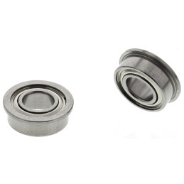 2 pcs - NMB DDLF-840ZZHA1P25LY121 Double Row Deep Groove Ball Bearing- Both Sides Shielded 4mm I.D, 8mm O.D