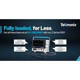 1 pcs - Tektronix MDO34 3-BW-500 + 3-AFG +3-BND + 3-MSO FULLY LOADED 3 Series MDO Series Digital Bench Mixed Domain
