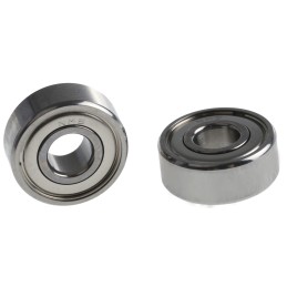 2 pcs - NMB DDR-3ZZMTRA5P24LY121 Double Row Deep Groove Ball Bearing- Both Sides Shielded 4.77mm I.D, 12.7mm O.D