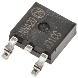20 pcs - onsemi MJD31CT4G NPN Transistor 100 V, 3-Pin DPAK