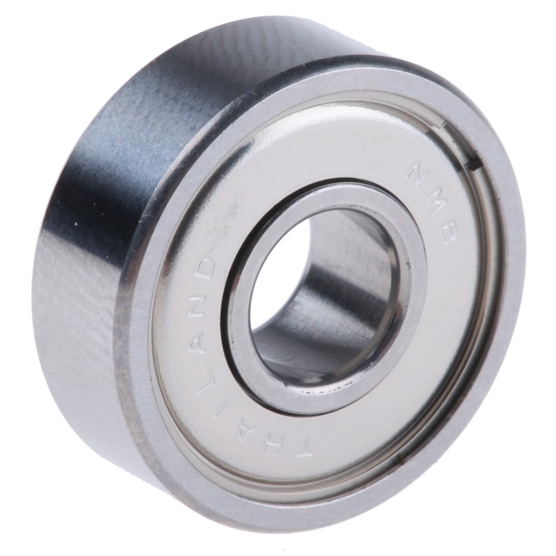 2 pcs - NMB DDR-1760X2ZZMTP24LY121 Double Row Deep Groove Ball Bearing- Both Sides Shielded 6mm I.D, 17mm O.D