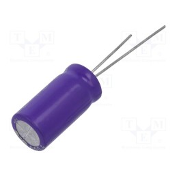 2 pcs x KEMET - A759MY227M1JAAE045 - Capacitor: polymer, low ESR, 220uF, 63VDC, ESR: 45mΩ, A759, THT, ±20%