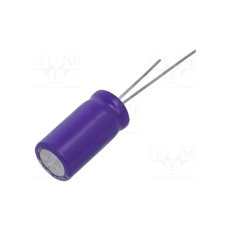 2 pcs x KEMET - A759MY227M1JAAE045 - Capacitor: polymer, low ESR, 220uF, 63VDC, ESR: 45mΩ, A759, THT, ±20%
