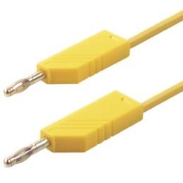 1 pcs - Hirschmann Test & Measurement, 32A, 60V dc, Yellow, 500mm Lead Length