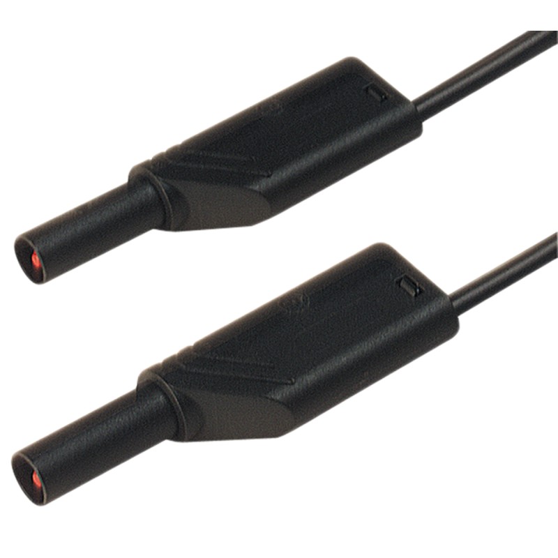 1 pcs - Hirschmann Test & Measurement, 16A, 1000V ac/dc, Black, 2m Lead Length