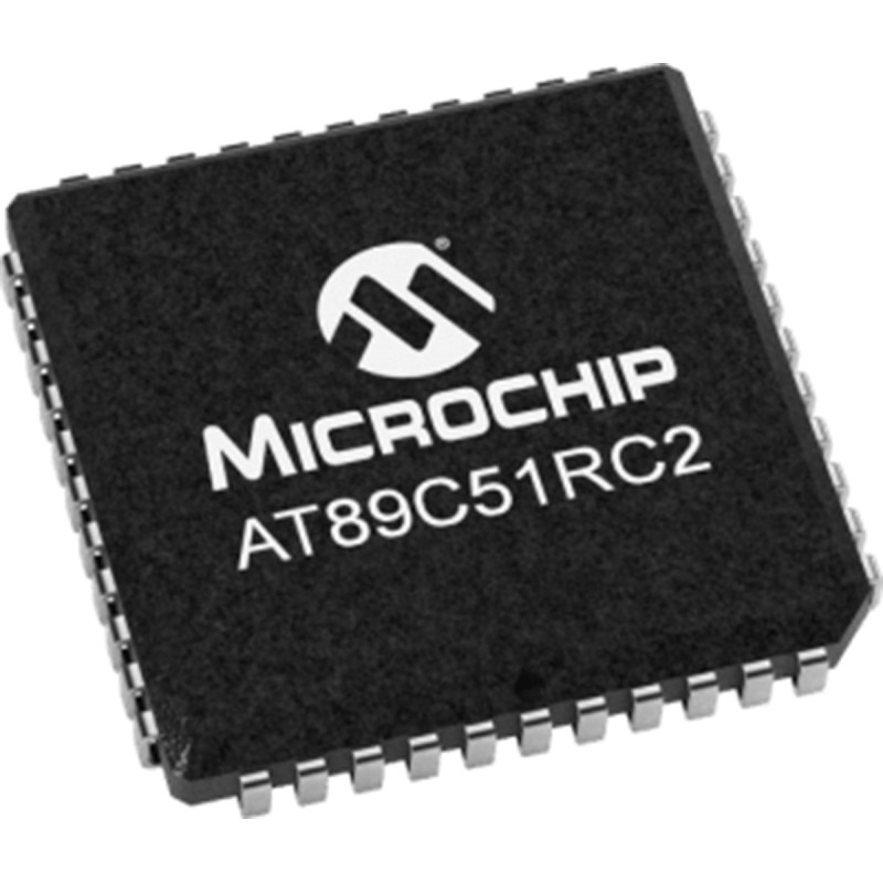27 pcs - Microchip AT89C51RC2-SLSUM, 8bit 8 bit CPU Microcontroller, AT89C51, 60MHz, 32 kB Flash, 44-Pin PLCC
