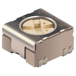 10 pcs - 10kΩ, SMD Trimmer Potentiometer 0.25W Top Adjust Bourns, PVG3