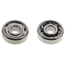 2 pcs - NMB DDL-310HA1P25LO1 Double Row Deep Groove Ball Bearing- One Side Shielded 1mm I.D, 3mm O.D