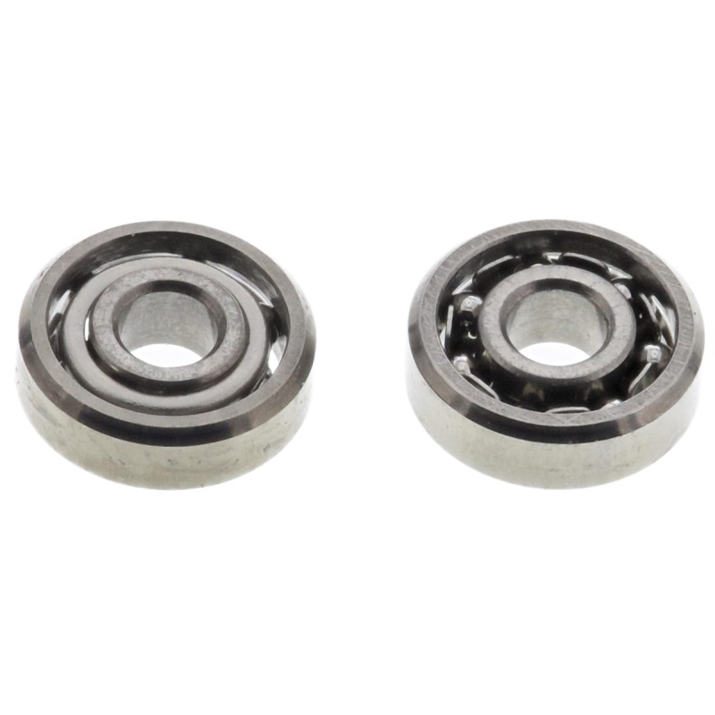2 pcs - NMB DDL-310HA1P25LO1 Double Row Deep Groove Ball Bearing- One Side Shielded 1mm I.D, 3mm O.D
