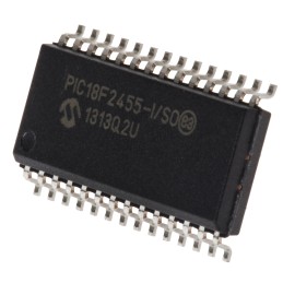 27 pcs - Microchip PIC18F2455-I/SO, 8bit PIC Microcontroller, PIC18F, 48MHz, 24 kB, 256 B Flash, 28-Pin SOIC