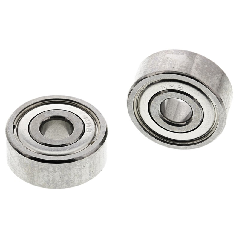 2 pcs - NMB DDR1340ZZMTRA5P24LY121 Double Row Deep Groove Ball Bearing- Both Sides Shielded 4mm I.D, 13mm O.D