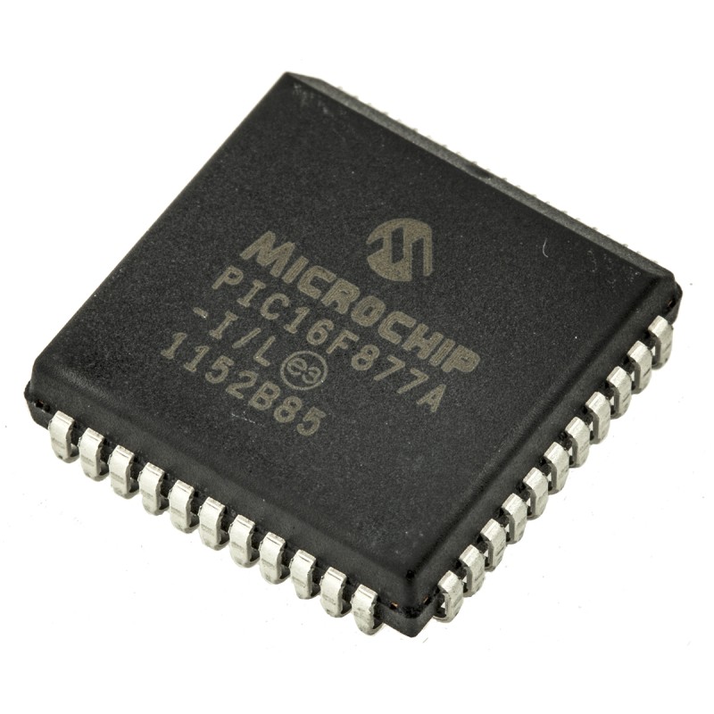 27 pcs - Microchip PIC16F877A-I/L, 8bit PIC Microcontroller, PIC16F, 20MHz, 14.3 kB, 256 B Flash, 44-Pin PLCC