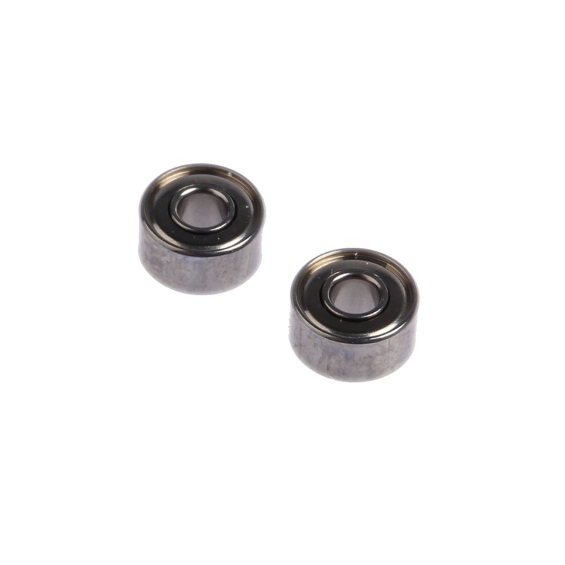 2 pcs - NMB DDR-830ZZRA1P25LY121 Double Row Deep Groove Ball Bearing- Both Sides Shielded 3mm I.D, 8mm O.D