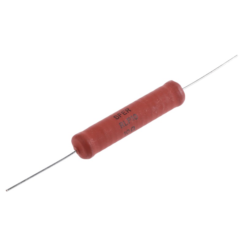50 pcs - Vishay 10Ω Wire Wound Resistor 10W ±1% RLP1010R00FB25