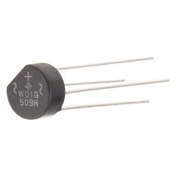 20 pcs - Vishay Bridge Rectifier, 1.5A, 100V, 4-Pin