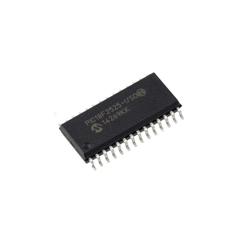 27 pcs - Microchip PIC18F2525-I/SO, 8bit PIC Microcontroller, PIC18F, 40MHz, 1.024 kB, 48 kB Flash, 28-Pin SOIC