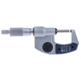 1 pcs - Mitutoyo 293-821-30 External Micrometer, Range 0 mm -25 mm, With UKAS Calibration