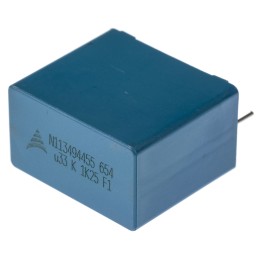 5 pcs - EPCOS B32654 Polypropylene Film Capacitor, 1.25 kV dc, 500 V ac, ±10%, 330nF, Through Hole