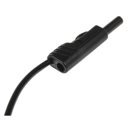 1 pcs - Hirschmann Test & Measurement Test lead, 16A, 60V dc, Black, 500mm Lead Length