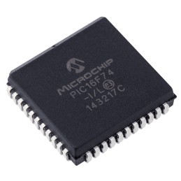 27 pcs - Microchip PIC16F74-I/L, 8bit PIC Microcontroller, PIC16F, 20MHz, 4K Flash, 44-Pin PLCC